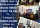 Cambio de autoridades en Rotary Club de La Paz Cambio de autoridades en Rotary Club de La Paz