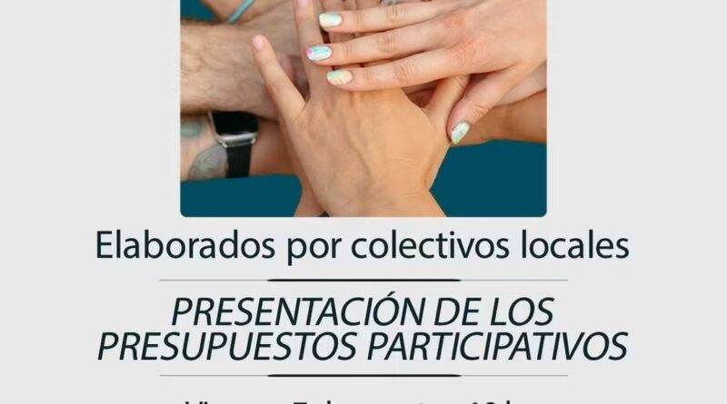 Presentación de presupuestos participativos en el Hall del Municipio de La Paz